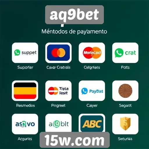 Métodos de pagamento suportados pelo aq9bet
