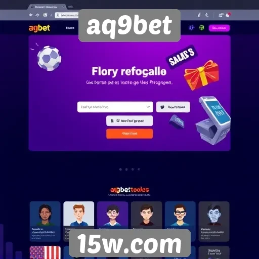 interface do site aq9bet é intuitiva e amigável